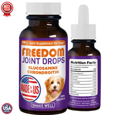 Pup Labs Joint Drops Dogs Glucosamine MSM Hip Joint Support Liquid Pain