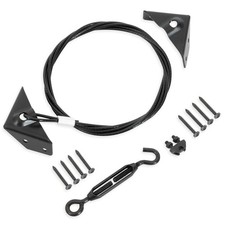 Anti Sag Gate Kit for Wooden Fence, Gate Tensioner Cable Kit, Anti-Sag Gate S...