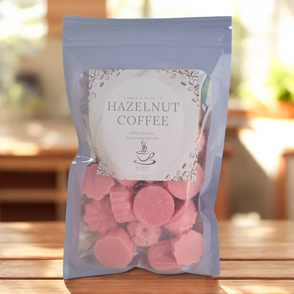 La cera se derrite, tartas de cera, 15 tartas fuertemente perfumadas, café avellana de 3,3-3,5 oz Foto 2 de 4