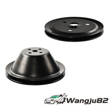 Swp Short Water Pump Pulley Wcrankshaft Single Groove For Sbc Chevy 350 400 Swp Short Water Pump Pulley Wcrankshaft Single Groove For Sbc Chevy 350 400