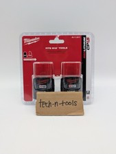 GENUINE Milwaukee M12 12V Li-Ion CP1.5 Ah Battery 2-Pk 48-11-2411