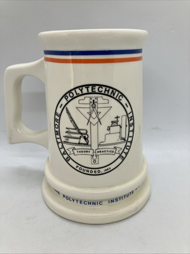 Baltimore Polytechnic Institute Vintage Centennial 1883-1983 Tasse mit Einsatz - Bild 3 von 10