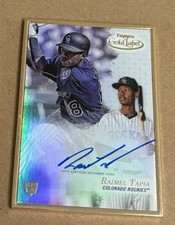2017 Topps Gold Label RC - Gold Framed Autographs Raimel Tapia RC #FA-RT