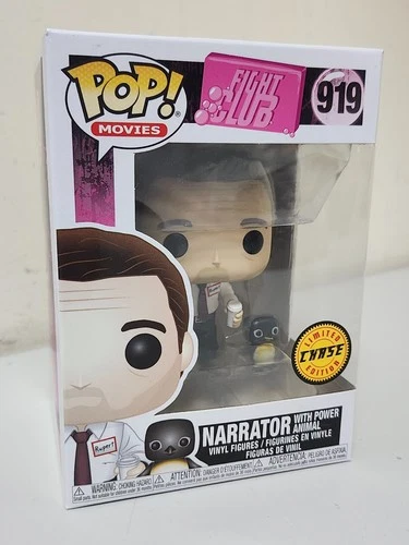 Funko Pop! Movies: Narrator #919 Fight Club Chase Vinyl Figure +PROTECTOR