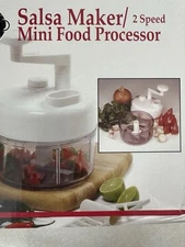 Vintage Norpro 2-speed Hand Crank Mini Food Processor Salsa Maker