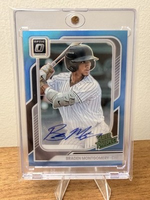 2026 Panini Donruss Braden Montgomery Rated Prospect #114 Prizm Auto /49 CHI