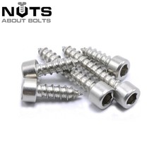 No.12/5.5mm SOCKET CAP SELF TAPPING SCREWS ALLEN KEY TAPPERS A2 STAINLESS STEEL