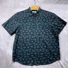 Tommy Bahama Bahama Coast Mens XL Fish Print Stretch Shirt