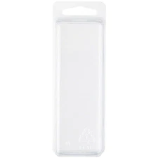 Collecting Warehouse Clear Plastic Clamshell Container, 4.19"H x 1.5"W x 1.25"D