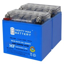 Mighty Max YB9A-A 12V 9AH GEL Rechargeable Maintenance Free Battery - 2 Pack