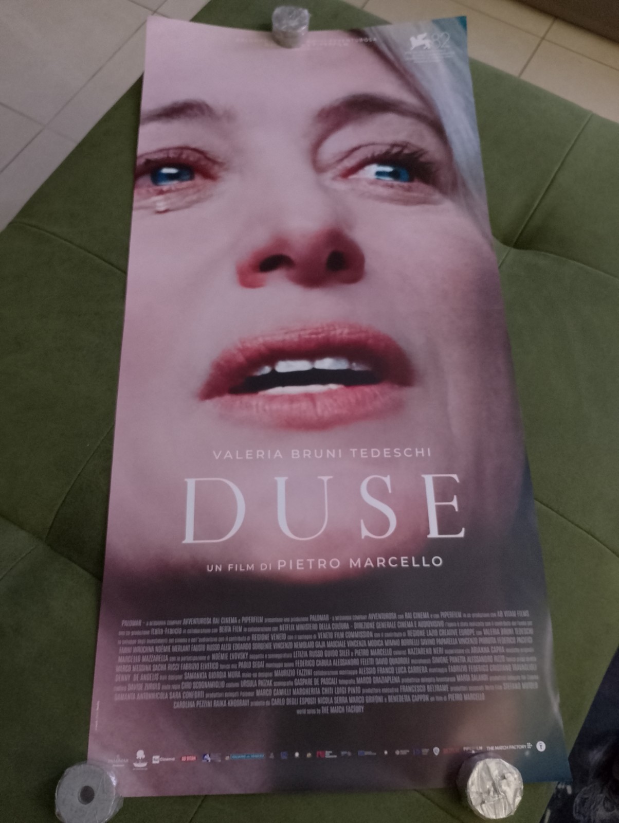 Locandina originale film Duse (2025) - Regia di Pietro Marcello