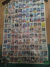 1985 Topps Baseball Uncut Sheet 132 Cards;  McGwire RC, Rose SEE DESC.