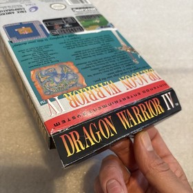 Dragon Warrior IV 4 (Nintendo Entertainment System NES) Complete CIB Manual Map