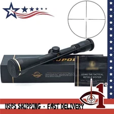 LP Style Riflescope 3-9x40, 4.5-14x50,1.5-5x20 scope Hunt-Plex Rifle Scope Black