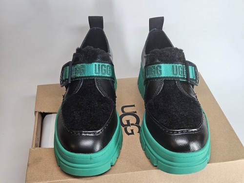 New In Box Ugg Ashton Plush Emerald Green Waterproof Loafers Shoes WOMENS Size 8 - Picture 12 of 14
