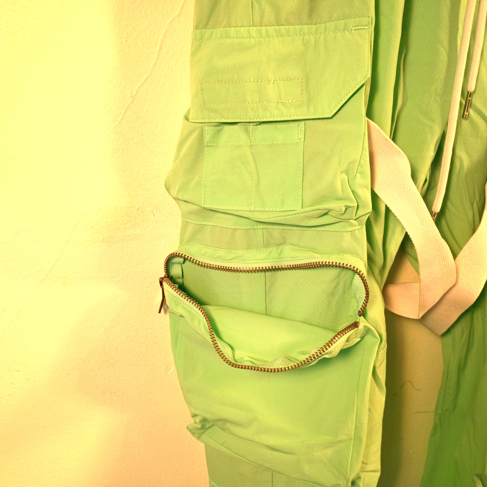 Life code Progressive Parachute Pants Mint Green … - image 4