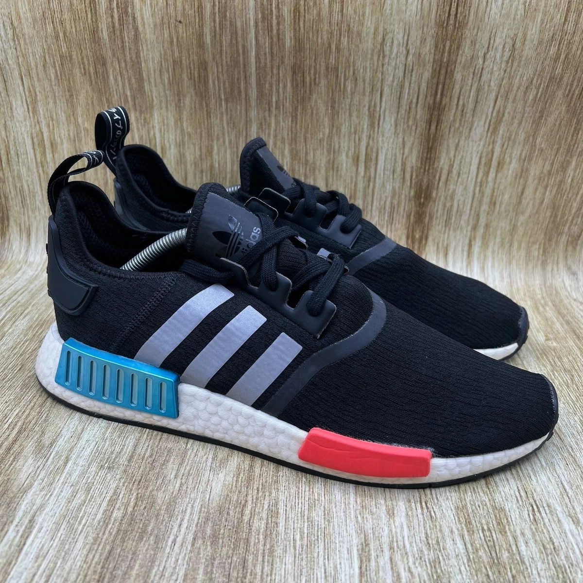 adidas gazelle silver green womens Adidas NMD R1 Big Kids' Shoes Core Black-Silver Metallic-Solar Red