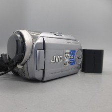 JVC GZ-MG26EK Handheld High Definition HDD Camcorder Silver Tested