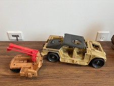 Vintage 80s G.I. Joe Hammer Jeep and COBRA Remote Piloted Vehicle RPV
