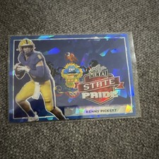 Leaf 2022 Draft Metal State Pride Kenny Pickett SP-KP1 Pitt Panthers Football