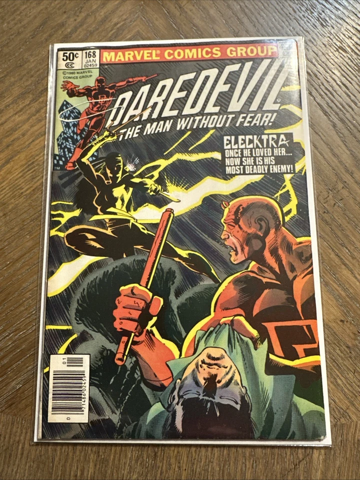 Daredevil 168 QUIOSCO 1ª App y Origen Elektra Edad de Bronce 1981 Foto 2 de 4