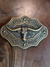 Longhorn Bull Belt Buckle for Men- Western Rodeo Texas Cowboy Belt Buckles
