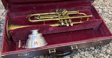 1949 C. G. Conn Vintage Professional Trumpet With Case Untested