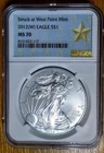 ✪  2012 W AMERICAN SILVER EAGLE - $SILVER$  ✪ MS-70   ◢  TRUSTED ✪ 99% SILVER