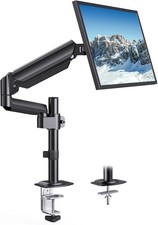 Gas Spring Monitor Mount for 13-32 Inch Screens, VESA Clamp/Grommet Base