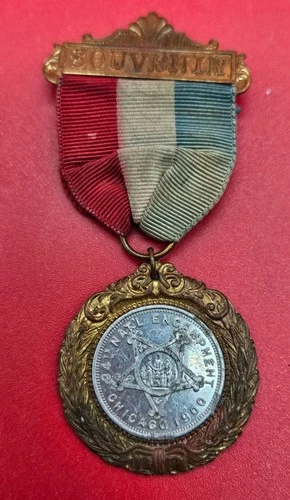 34th Nat'l Encampment Chicago 1900 Grant Monument souvenir medal
