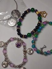 Lot Of 4 Dog / Puppy Themed Charm Bracelets