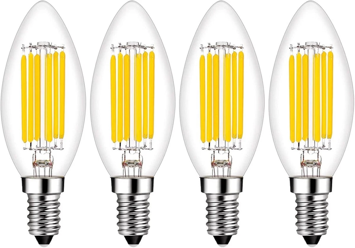 Lot De 2 Ampoules LED E14 Ruiandsion – COB Chip, Dimmable – Blanc Chaud/froid