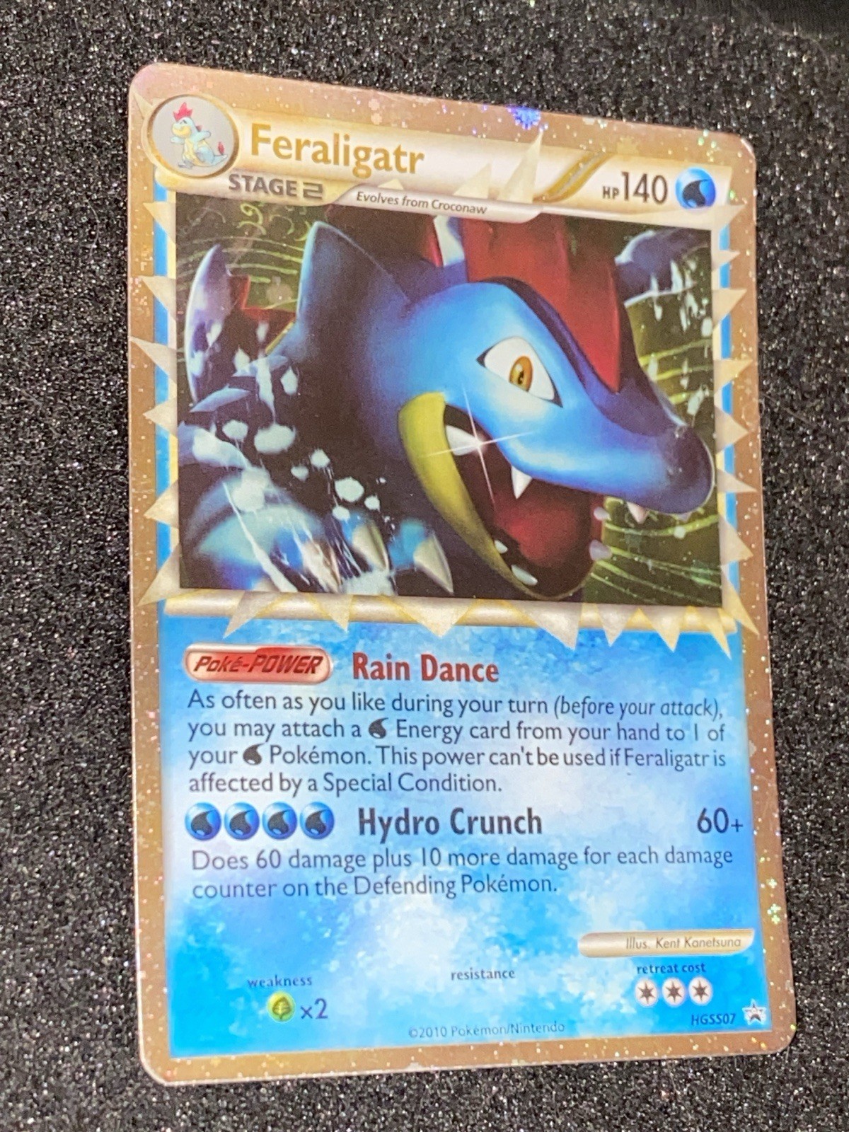 Feraligatr HGSS07 Holo Promo Pokémon Card 2010 LP Lightly Played