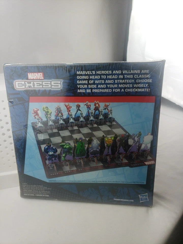 Marvel Chess Hasbro Gaming Heroes And Villains Iron Man Hulk Venom Thanos - Image 3 of 4