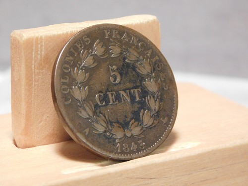 France French Colonies 1843 5 centimes - Picture 10 of 12