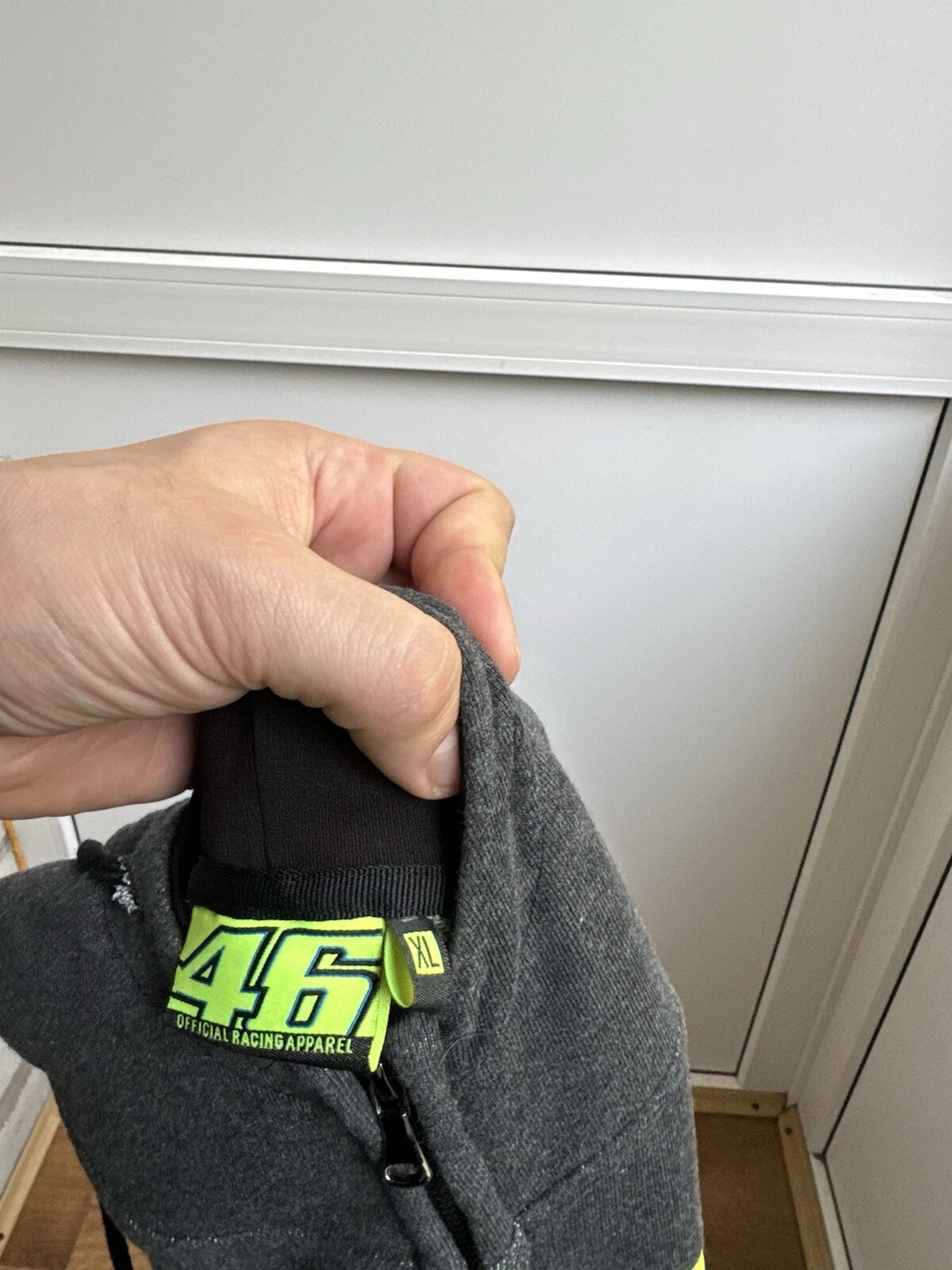 Felpa con cappuccio VR 46 ufficiale Valentino Rossi IL Dottore taglia XL