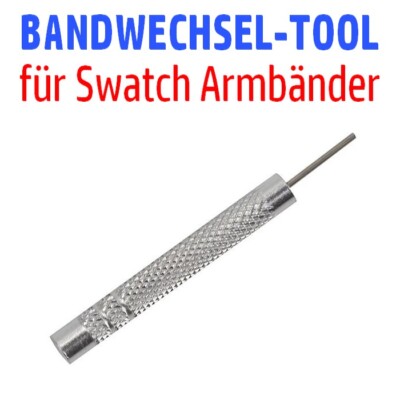 Bandwechsel Tool für Swatch Uhren. Stift PIN zum Wechseln von Armbändern      