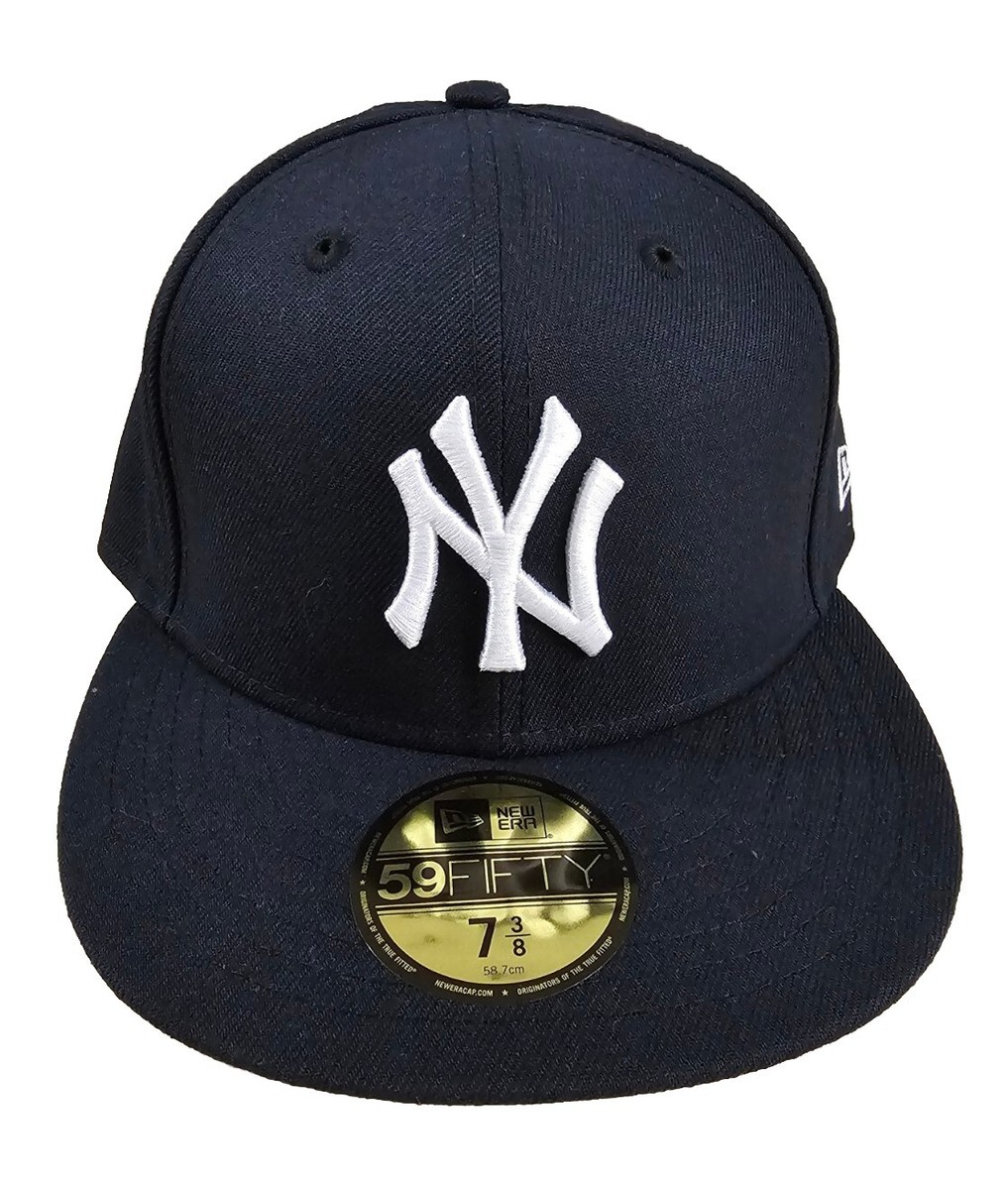 New Era 59FIFTY NY Yankees Fitted Cap - Navy 7 3/8 | eBay