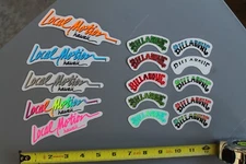 Billabong Local Motion Surfboards Neon 80's Vintage Surfing STICKER - Lot of 15