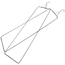 Lehman's Hang to Dry Pants Stretchers, Creased Wrinkle-Free No Iron Slacks, 2 Pr