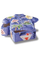 Aloha Shirt Ceramic Purple Keepsake box - Wedding Gifts