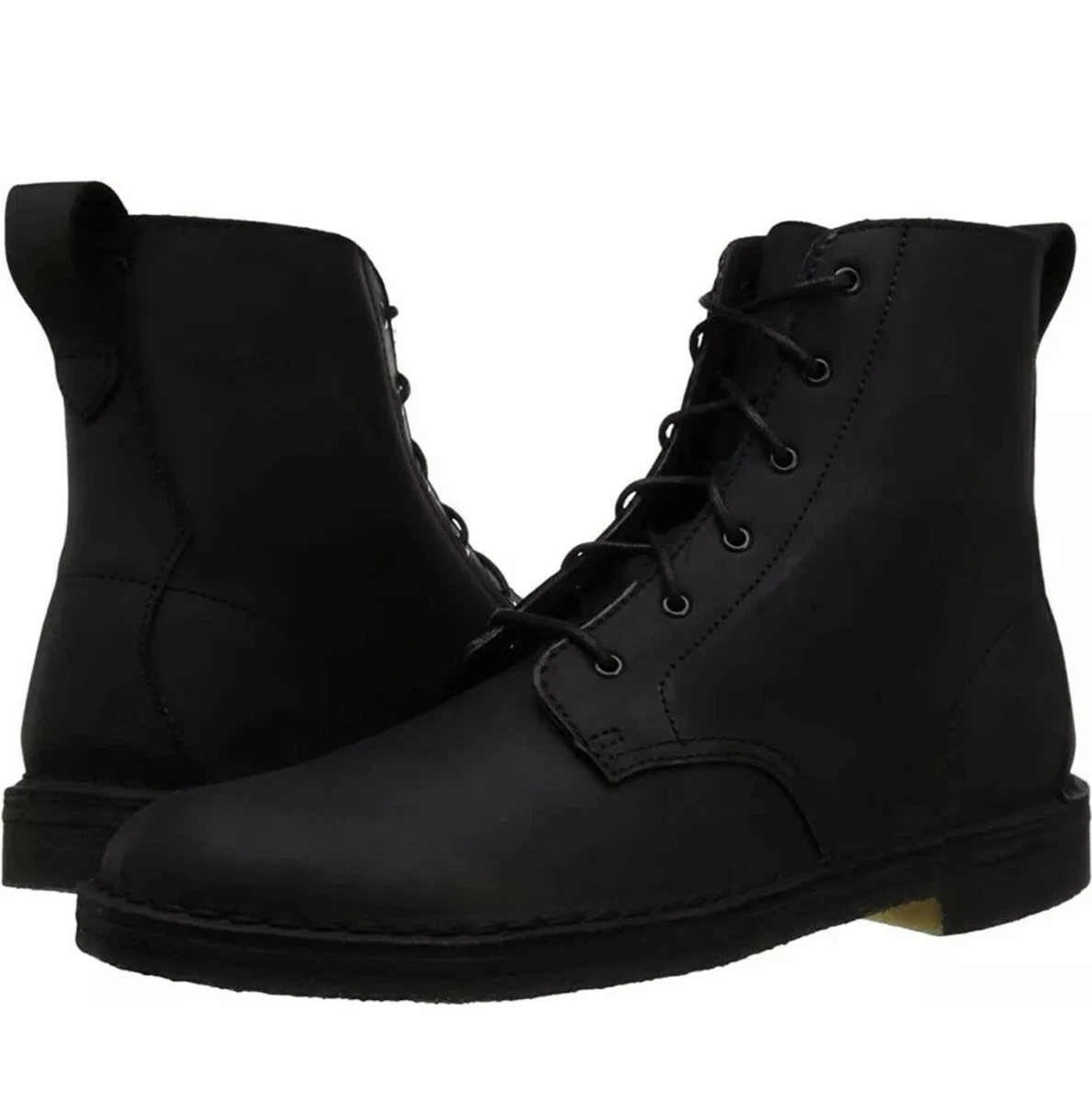 Clarks desert mali black sale