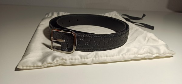 Cinturón Gucci Negro Hombre