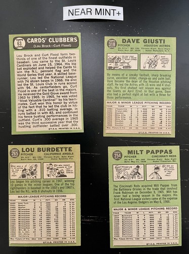 1967 Topps Baseball Cards 1-150 (P-NM) - You Pick - Complete Your Set - Picture 3 of 21