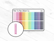 1659 Square Checklist Planner Stickers.