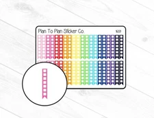 1659~~Square Checklist Planner Stickers.
