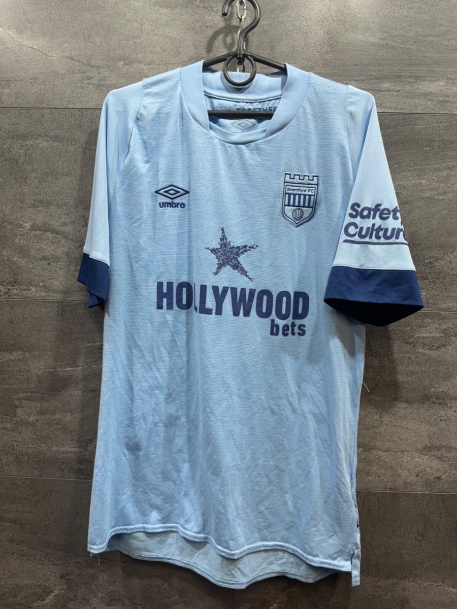 Brentford FC Away Football Soccer Shirt Jersey 2022/23 Umbro