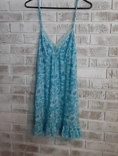 Studio Donatella Baby Doll Nightgown Lace Edge sz S