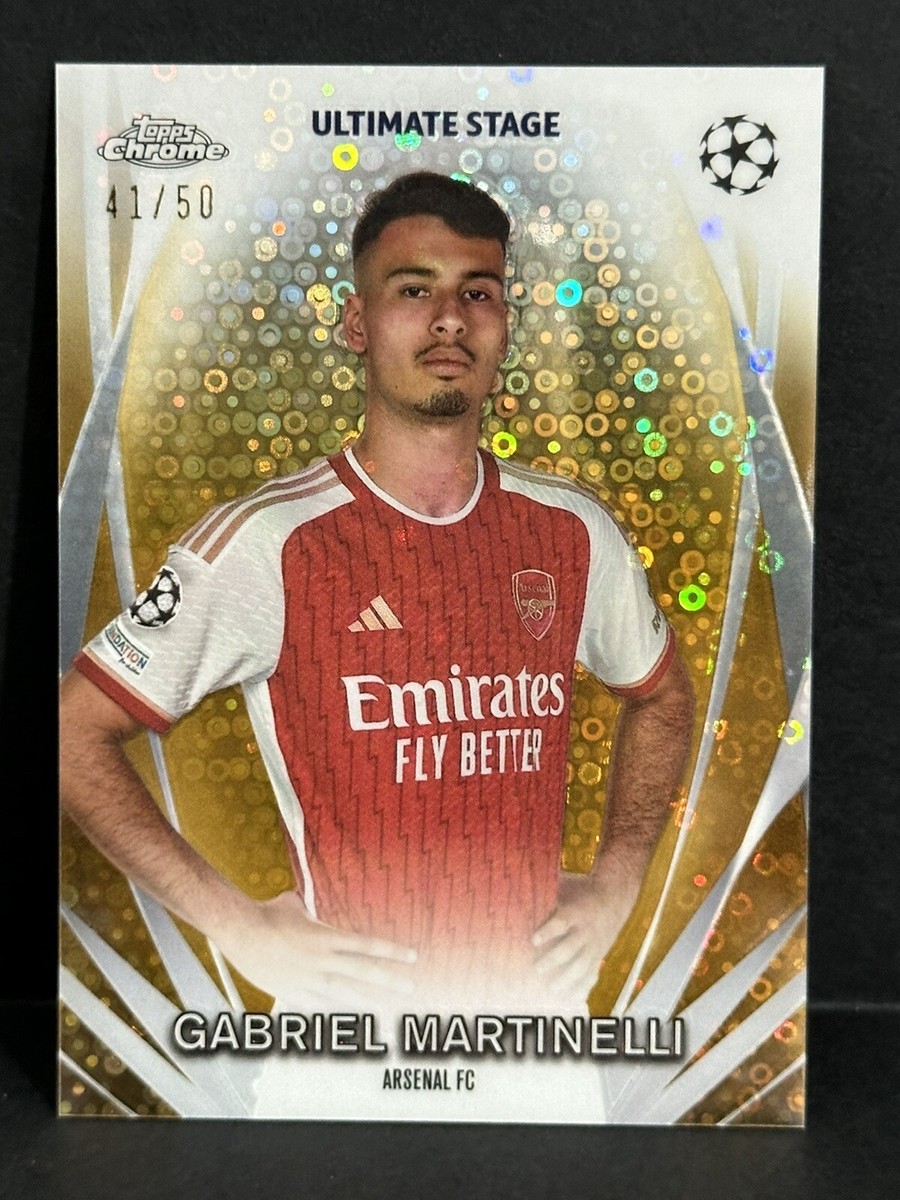 2023-24 Topps Chrome UEFA Club Competitions Arsenal Gabriel