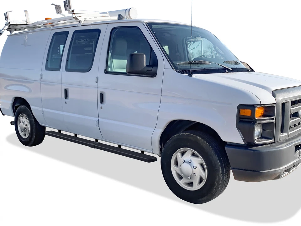 Pranchas de corrida iBoard aço inoxidável 5 polegadas ajuste 99-14 Ford Econoline van tamanho completo - Imagem 2 de 4